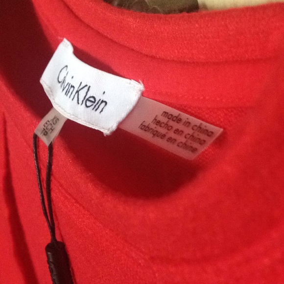 Calvin Klein red top - Picture 4 of 5